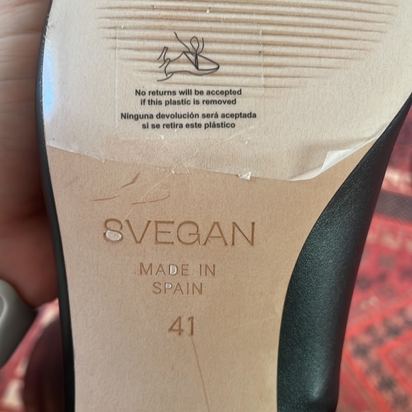 COPY - Alohas black vegan leather knee high boots - Picture 5 of 9